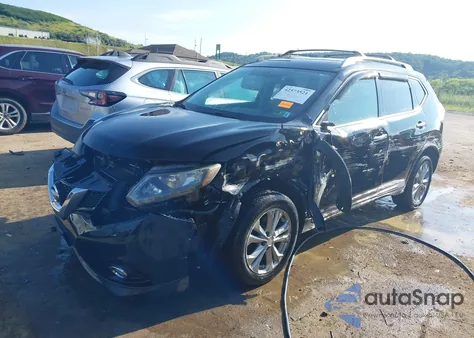 2014 Nissan Rogue Sv из США, поврежденный, VIN 5N1AT2MV6EC825684